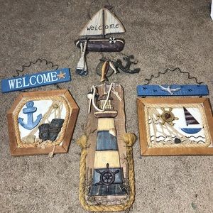 Anchor/beach light house Decorations